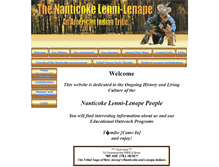 Tablet Screenshot of nanticoke-lenape.info